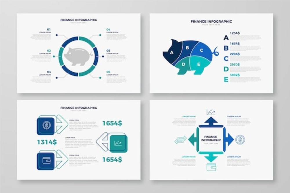 金融概念信息图表设计 提升经济信息咨询的洞察力与传播力